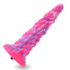 Фантазійний фалоімітатор 10.12″ для секс-машин Hismith Silicone Dildo rose Monster Series, система K