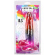 Фалоімітатор Doc Johnson Crystal Jellies - Realistic cock with balls 8.5 Inch - Rainbow-4