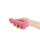 Фалоімітатор Fantasy by Addiction Unicorn Dildo 5.5” Pink, віброкуля в подарунок-2