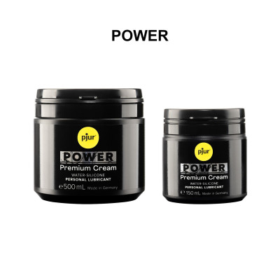 Густа змазка для фістингу та анального сексу pjur POWER Premium Cream 150 мл на гібридній основі