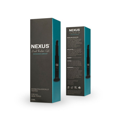 Розслаблювальний анальний лубрикант на водній основі Nexus RELAX — Anal Relaxing Gel 50ml