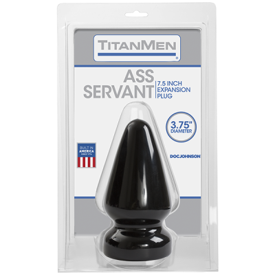 Пробка для фістингу Doc Johnson Titanmen Tools - Butt Plug 3.75 Inch Ass Servant, діаметр 9,4см Пробка для фістингу Doc Johnson Titanmen Tools - Butt Plug 3.75 Inch Ass Servant, діаметр 9,4см