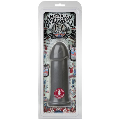 Фалоімітатор для фістингу Doc Johnson American Bombshell — B-7 Torpedo — Gun Metal Фалоімітатор для фістингу Doc Johnson American Bombshell — B-7 Torpedo — Gun Metal
