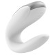 Смартвібратор для пар Satisfyer Double Fun (White) з пультом ДК-4