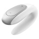 Смартвібратор для пар Satisfyer Double Fun (White) з пультом ДК-3