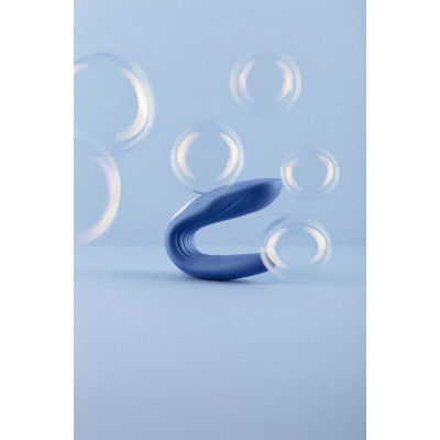 Вібратор для пар Satisfyer Double Whale з двома моторчиками Вібратор для пар Satisfyer Double Whale з двома моторчиками