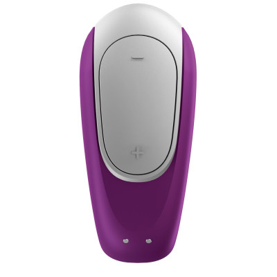 Смартвібратор для пар Satisfyer Double Fun (Violet) з пультом ДК Смартвібратор для пар Satisfyer Double Fun (Violet) з пультом ДК