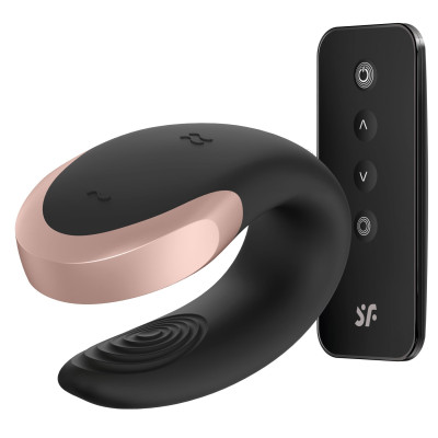Смарт-вібратор для пар Satisfyer Double Love (Чорний)