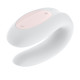 Смартвібратор для пар Satisfyer Double Joy White із широким кліторальним стимулятором-3