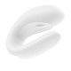 Смартвібратор для пар Satisfyer Double Joy White із широким кліторальним стимулятором-4