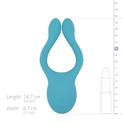 Вібратор для пар Cala Azul - Dani I Couples Vibrator Вібратор для пар Cala Azul - Dani I Couples Vibrator