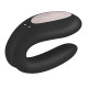 Смартвібратор для пар Satisfyer Double Joy Black із широким кліторальним стимулятором-5
