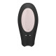 Смартвібратор для пар Satisfyer Double Joy Black із широким кліторальним стимулятором-2