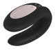 Смартвібратор для пар Satisfyer Double Joy Black із широким кліторальним стимулятором-3