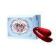 Смартвібратор для пар Zalo Fanfan set Bright Red, пульт ДК-9