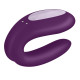 Смарт-вібратор для пар Satisfyer Double Joy Violet із широким кліторальним стимулятором-5