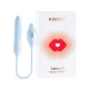 Пульсатор з вакуумним стимулятором KISSTOY Cathy III Light Blue-2