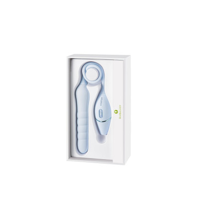 Пульсатор з вакуумним стимулятором KISSTOY Cathy III Light Blue