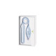 Пульсатор з вакуумним стимулятором KISSTOY Cathy III Light Blue-1
