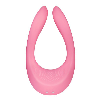 Вібратор для пар Satisfyer Endless Joy Pink, 3 незалежних мотора, багатофункціональний Вібратор для пар Satisfyer Endless Joy Pink, 3 незалежних мотора, багатофункціональний