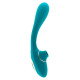 Вібратор S Pleasures Dual Suction - Turquoise-1