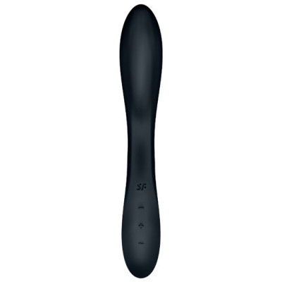 Вібратор із перлинною стимуляцією точки G Satisfyer Rrrolling Explosion Black