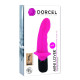 Вібратор Dorcel Mini Lover Magenta з обмежувачем, для точки G і масажу простати-1