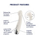 Вібратор Satisfyer Spinning G-Spot 1 Beige-6