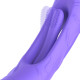 Вібратор Good Vibes Only - Flax Vibrating Dildo with G-Spot Stimulator-4