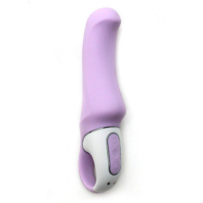 Потужний вібратор Satisfyer Vibes Charming Smile з гнучким стовбуром, виконаний з литого силікону