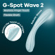 Вібратор Satisfyer G-Spot Wave 2 Ice Blue, імітує доторкання пальця-5