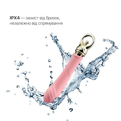 Вібратор для точки G з підігрівом Zalo Sweet Magic - Courage Fairy Pink