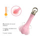 Вібратор для точки G з підігрівом Zalo Sweet Magic - Courage Fairy Pink-3