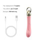 Вібратор для точки G з підігрівом Zalo Sweet Magic - Courage Fairy Pink-5