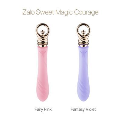 Вібратор для точки G з підігрівом Zalo Sweet Magic - Courage Fantasy Violet