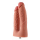 Подвійний фалоімітатор для секс-машин Hismith Silicone Double Penetrator Dildo, система KlicLok-4