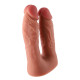 Подвійний фалоімітатор для секс-машин Hismith Silicone Double Penetrator Dildo, система KlicLok-3