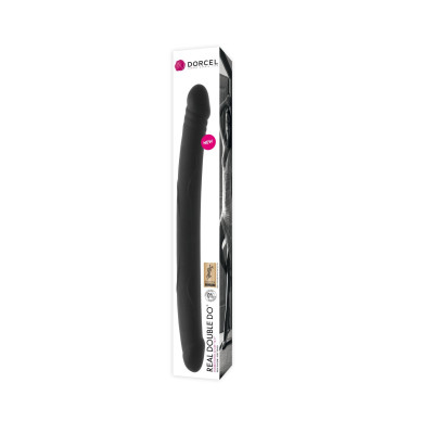 Фалоімітатор двосторонній Dorcel Real Double Do Black, діаметр 4 см, довжина 42 см Фалоімітатор двосторонній Dorcel Real Double Do Black, діаметр 4 см, довжина 42 см