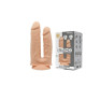 Фалоімітатор подвійний SilexD Double Gusto Flesh (Model 1 size 8" & 7"), двошаровий, силікон + Silex-1