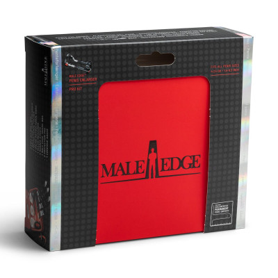 Екстендер для збільшення члена Male Edge Pro, ремінцевий, вага всього 65 г, міцний пластик