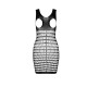 Бодістокінг-сукня з відкритими грудями Passion BS092 black-2