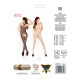Бодістокінг Passion BS022 white, комбінезон-4