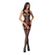 Бодистокинг Passion BS066 black, комбинезон, имитация чулок и пояса-2