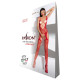 Відвертий бодістокінг з глибоким декольте Passion BS075 red-4