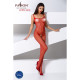 Бодістокінг Passion BS071 red, комбінезон на бретелях-1