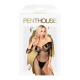 Бодістокінг з імітацією ліфа Penthouse - High Profile Black S/L-2