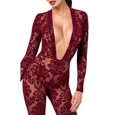 Бодістокінг Noir Handmade F382 Kink Royal Catsuit L