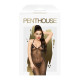 Сукня в пол з люрексовою ниткою і стрингами Penthouse - Love on Fire Black S/M-2