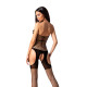 Бодістокінг з імітацією панчох Passion BS079 black-1