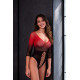 Бодістокінг Passion BS118 black/red-1